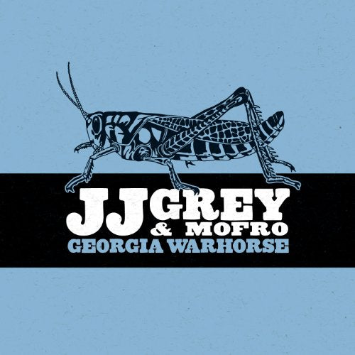CD cover: grasshopper illustration above band name "JJGrey & Mofro".