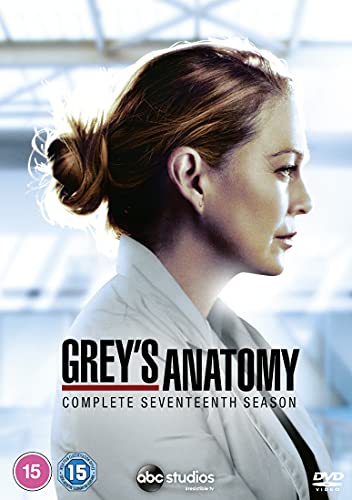 Grey's Anatomy Season 17 DVD cover featuring Meredith Grey in profile.
