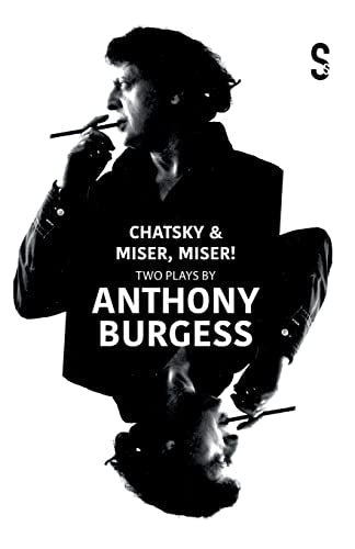 Book cover: black and white portrait of a man with text overlay.