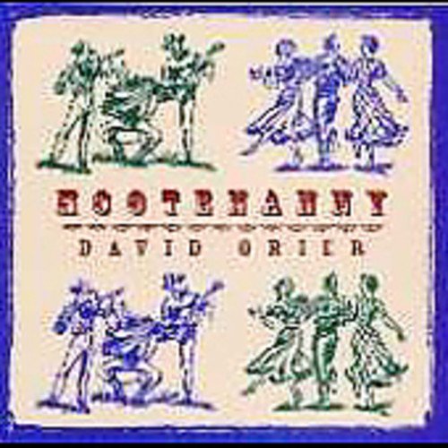 CD cover for David Grier’s “Hootenanny” featuring line-art musicians.