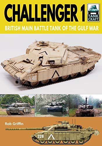 Book cover featuring a desert-camouflaged Challenger 1 main battle tank.