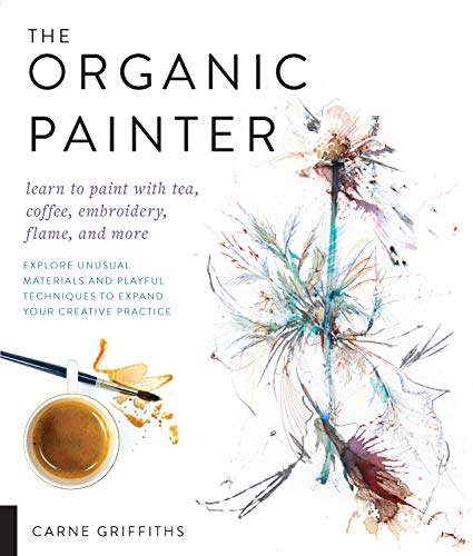 Book cover featuring a watercolor-style dandelion and coffee cup with brush.