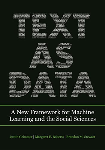 Book cover: "Text as Data" with repeating text pattern, authors listed below.