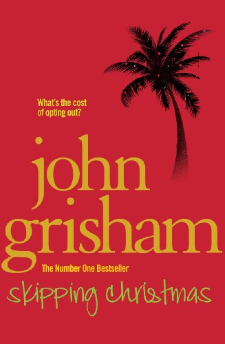Red book cover with palm tree silhouette and author name, John Grisham.