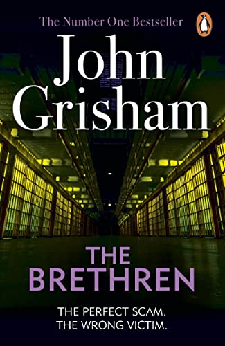 Book cover for "The Brethren" by John Grisham, depicting a prison corridor.