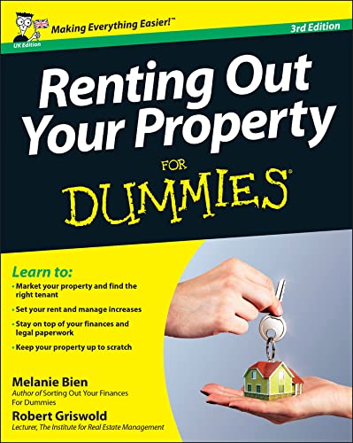 Book cover: "Renting Out Your Property For Dummies," 3rd edition.