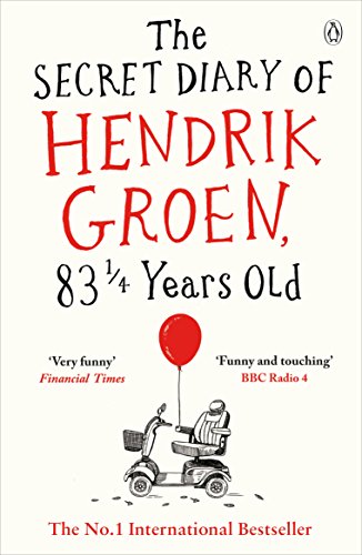 Book cover with title, illustration of man on mobility scooter, and red balloon.