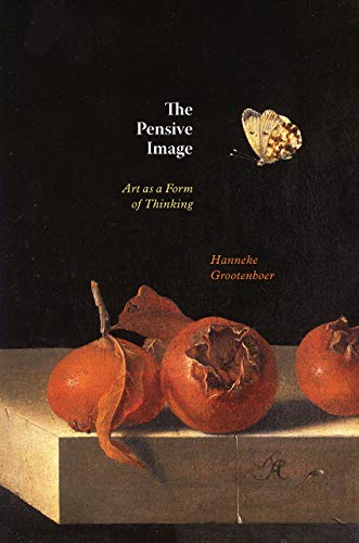 Book cover featuring a butterfly over three persimmons on a stone ledge against black.