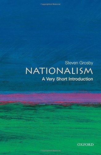 Book cover: "Nationalism: A Very Short Introduction" by Steven Grosby.