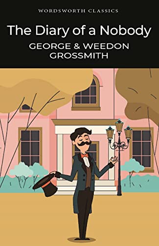 Book cover for The Diary of a Nobody featuring a Victorian man in front.