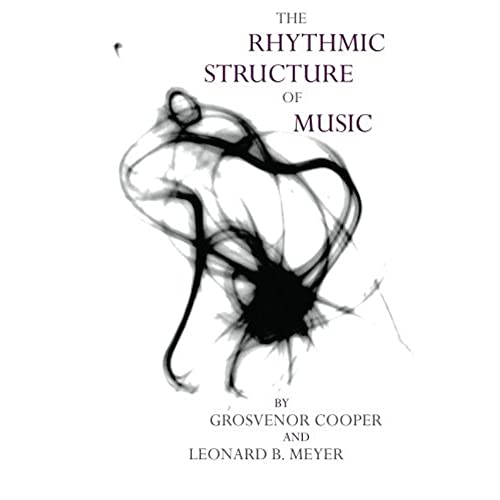 Book cover: "The Rhythmic Structure of Music" with abstract black swirl.