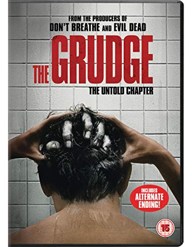 DVD cover for "The Grudge" showing a hand emerging from hair.
