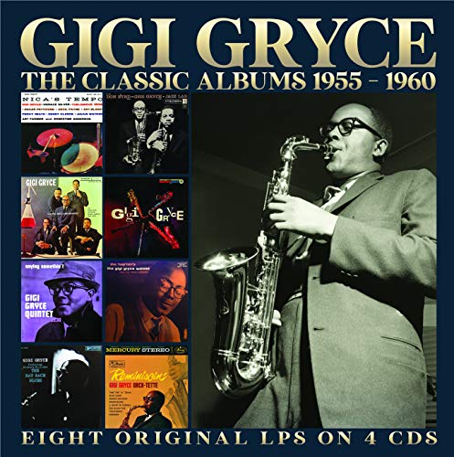 Gigi Gryce CD cover featuring the jazz musician playing saxophone.
