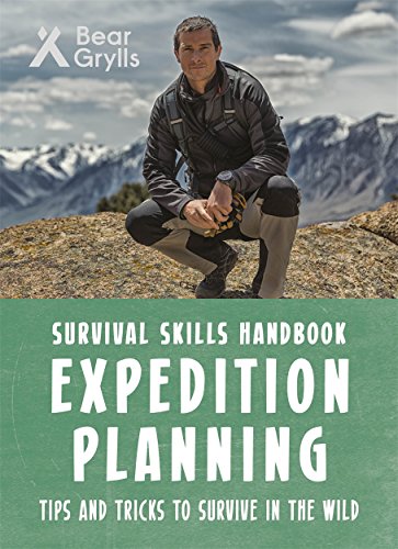 Book cover featuring Bear Grylls in outdoor gear, mountains in background.