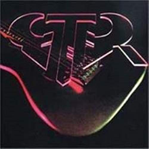 GTR album cover: black background with neon pink and white lettering.