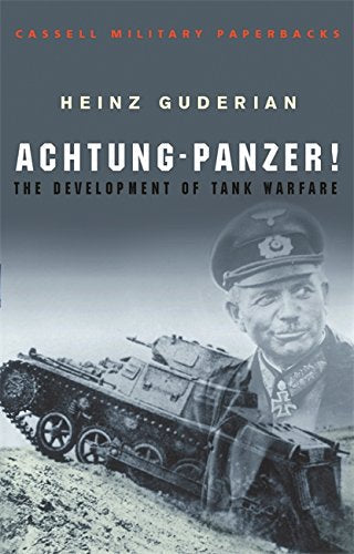 Book cover featuring Heinz Guderian and a tank with the title Achtung-Panzer!