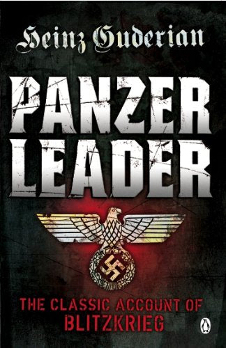 Book cover for "Panzer Leader" featuring a Nazi eagle emblem.