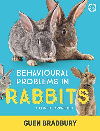 Book cover featuring rabbits, titled “Behavioural Problems in Rabbits.”