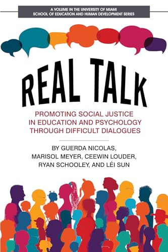 Book cover with text “Real Talk” and silhouettes of diverse people.