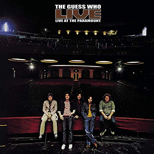 The Guess Who album cover: band in theater seats, stage lights.