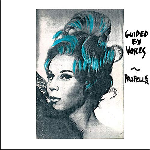 CD cover for Guided By Voices’ “Propeller” featuring a woman’s portrait.
