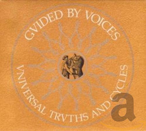 Guided By Voices CD cover: orange background with sunburst and figures.