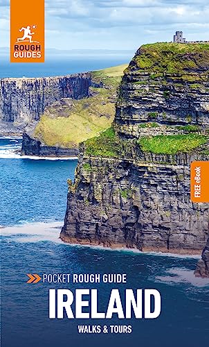 Rough Guide travel book cover featuring the Cliffs of Moher overlooking the ocean.
