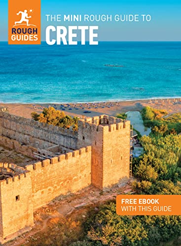 Cover of "The Mini Rough Guide to Crete" featuring a coastal fortress.
