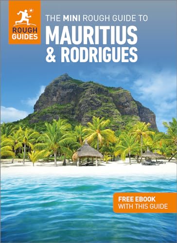 Book cover for The Mini Rough Guide to Mauritius & Rodrigues featuring a tropical beach.