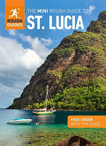 Travel guide cover featuring St. Lucia’s Pitons and a sailboat.
