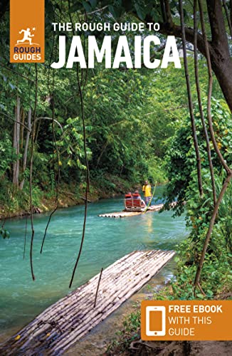 Rough Guide to Jamaica travel book cover with river scene.