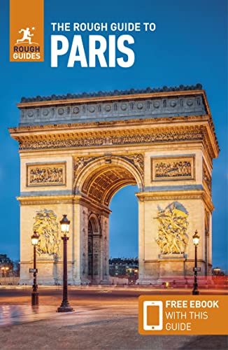 Cover of “The Rough Guide to Paris” featuring the Arc de Triomphe.