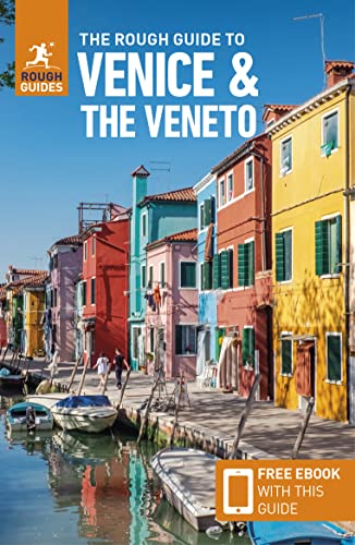Book cover showing colorful houses along a canal with boats in Venice.