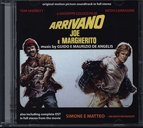 CD cover for "Arrivano Joe E Margherito" soundtrack with two men pictured.
