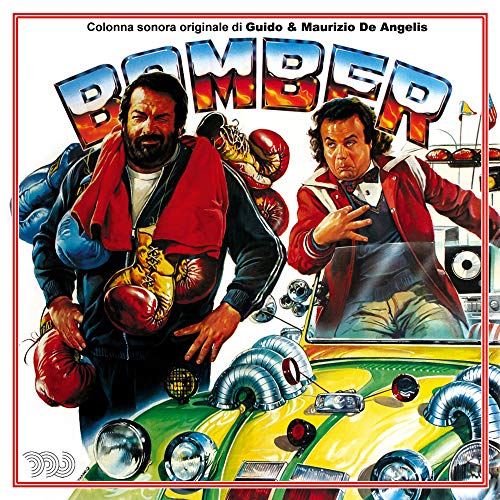CD cover for "Bomber" featuring two men and a cartoon lobster.