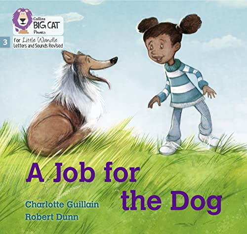 Book cover: a child and a long-haired dog in green grass.
