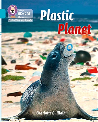 Book cover: seal amongst plastic waste on a beach.