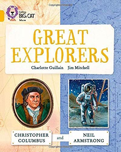 Book cover featuring portraits of Christopher Columbus and Neil Armstrong.