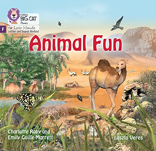 Book cover: desert scene with camel, birds, and other animals.
