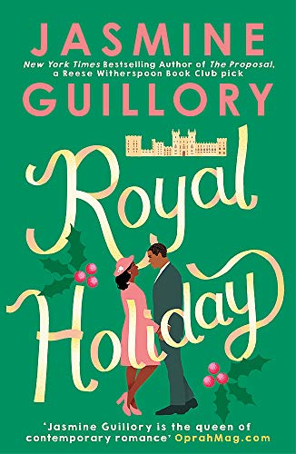 Book cover: green background, illustrated couple, and castle silhouette.