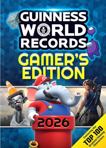 Guinness World Records Gamer’s Edition 2026 cover with gaming characters.