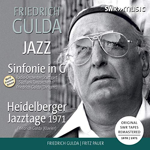 CD cover featuring pianist Friedrich Gulda in black and white portrait.