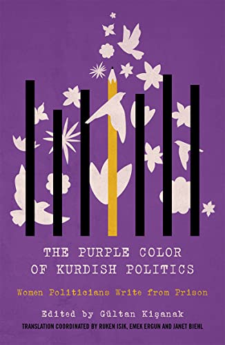 Purple book cover with birds, bars, and a yellow pencil.