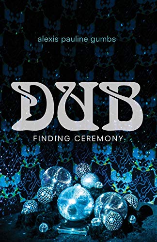Book cover with ornate “Dub” title over mirrored balls and blue patterns.