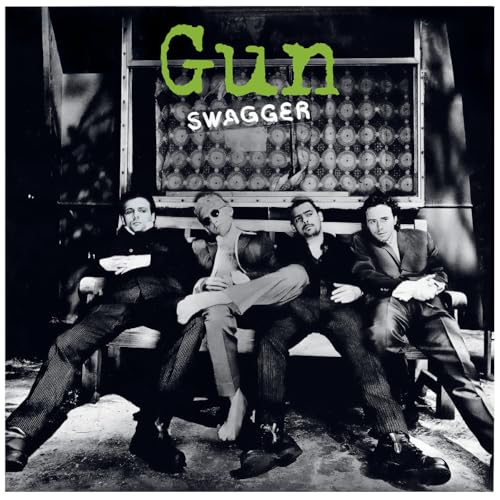 Album cover for Gun’s “Swagger” featuring four men in suits.