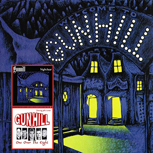 CD covers for Gunhill’s “Nightheat” and “One Over The Eight” albums.