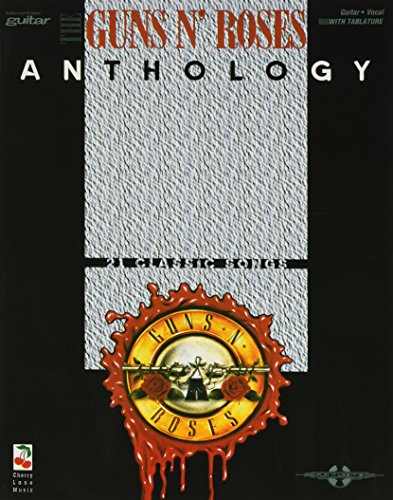Guns N' Roses Anthology guitar tab book cover with band logo.