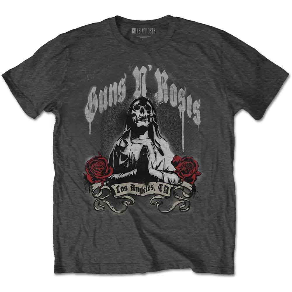 Black t-shirt with Guns N' Roses “Death Men” graphic, size XXX-Large.