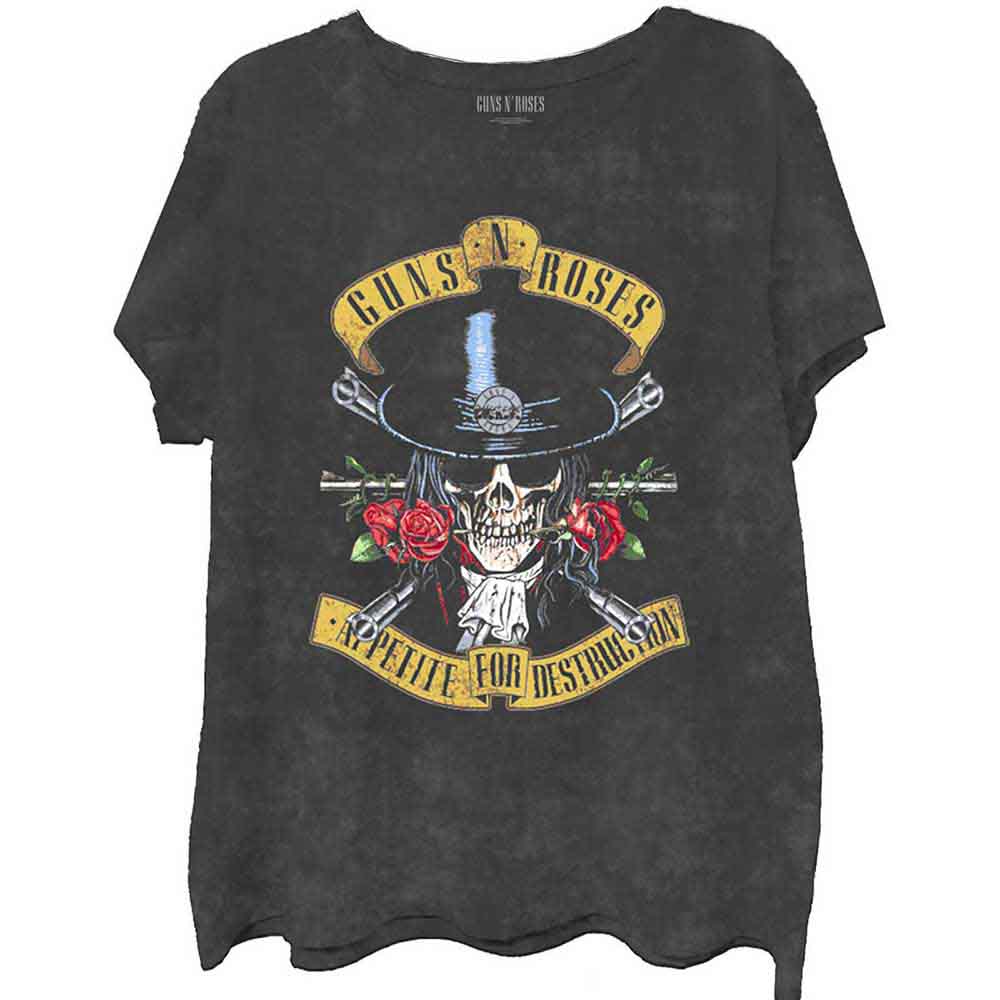Guns N' Roses t-shirt for 11-12 year olds, faded "Appetite" design.