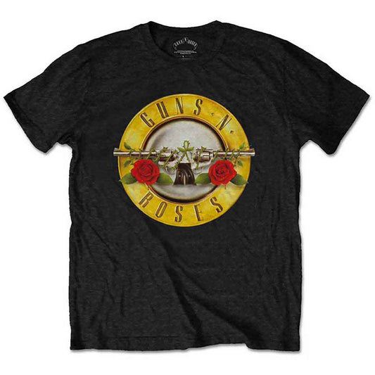 Kids' t-shirt with Guns N' Roses classic skull logo, size 3-4 years.